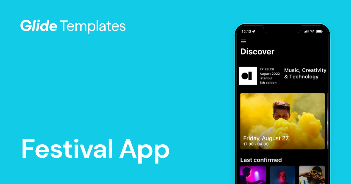 Glide • Festival App Template