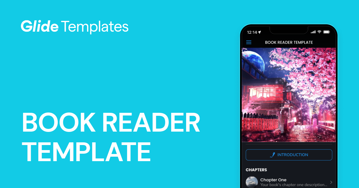 Glide • BOOK READER TEMPLATE Template